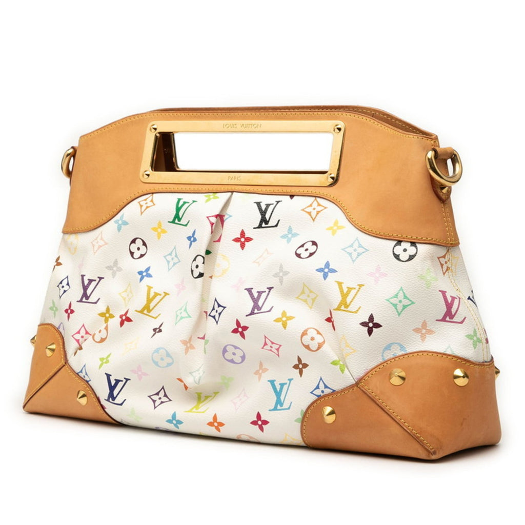Louis Vuitton Blanc White Pvc Leather Handbag Shoulder Bag