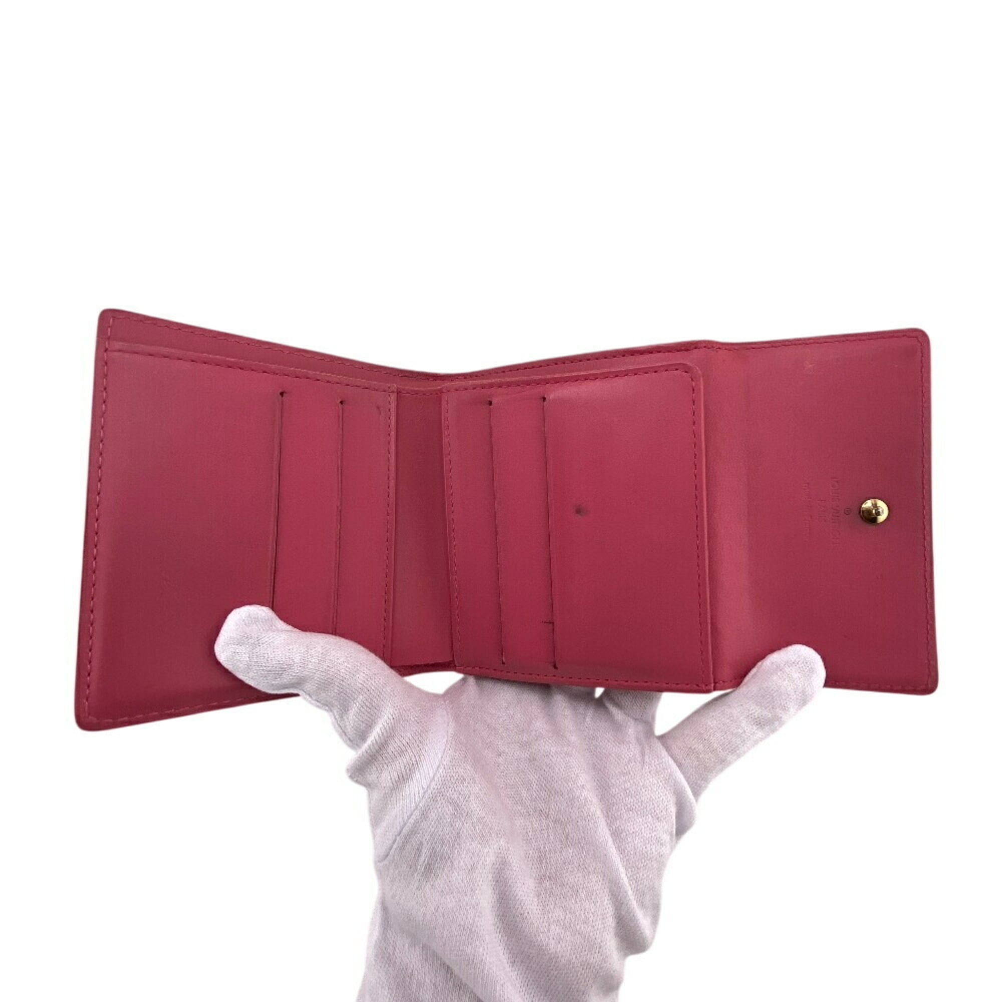 Louis Vuitton Monogram Vernis Pink Monogram Vernis Wallet (Tri-Fold)