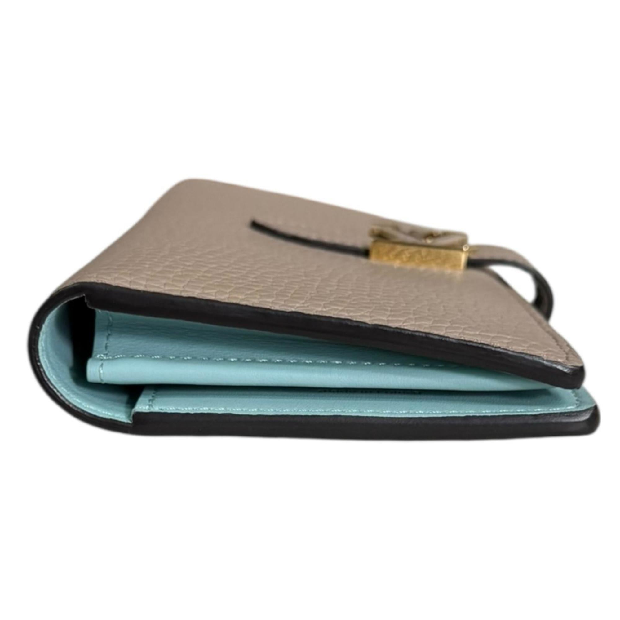 Louis Vuitton Beige Galle Leather Long Wallet