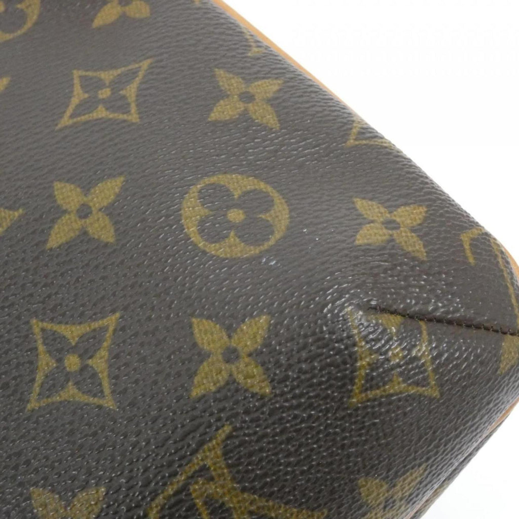 Louis Vuitton Brown Coated Canvas Shoulder Bag