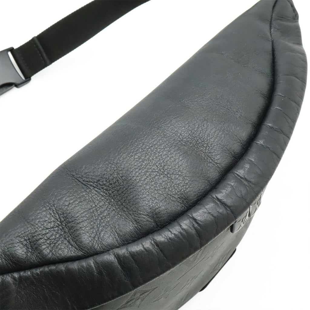 Louis Vuitton Black Noir Monogram Shadow Fanny Pack