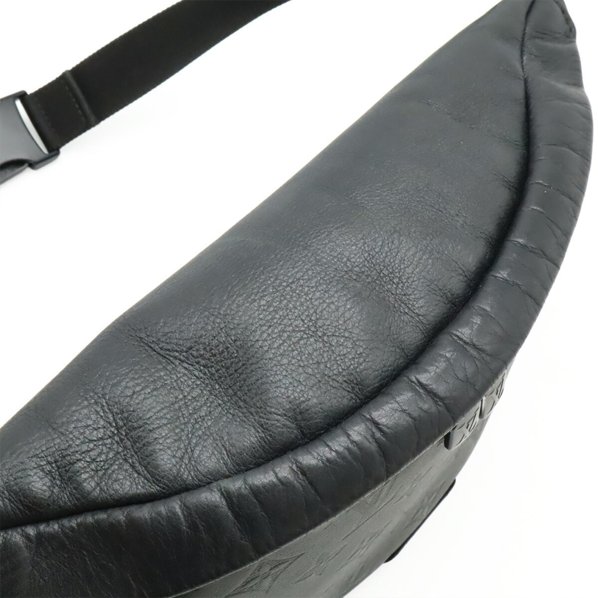 Louis Vuitton Black Noir Monogram Shadow Fanny Pack