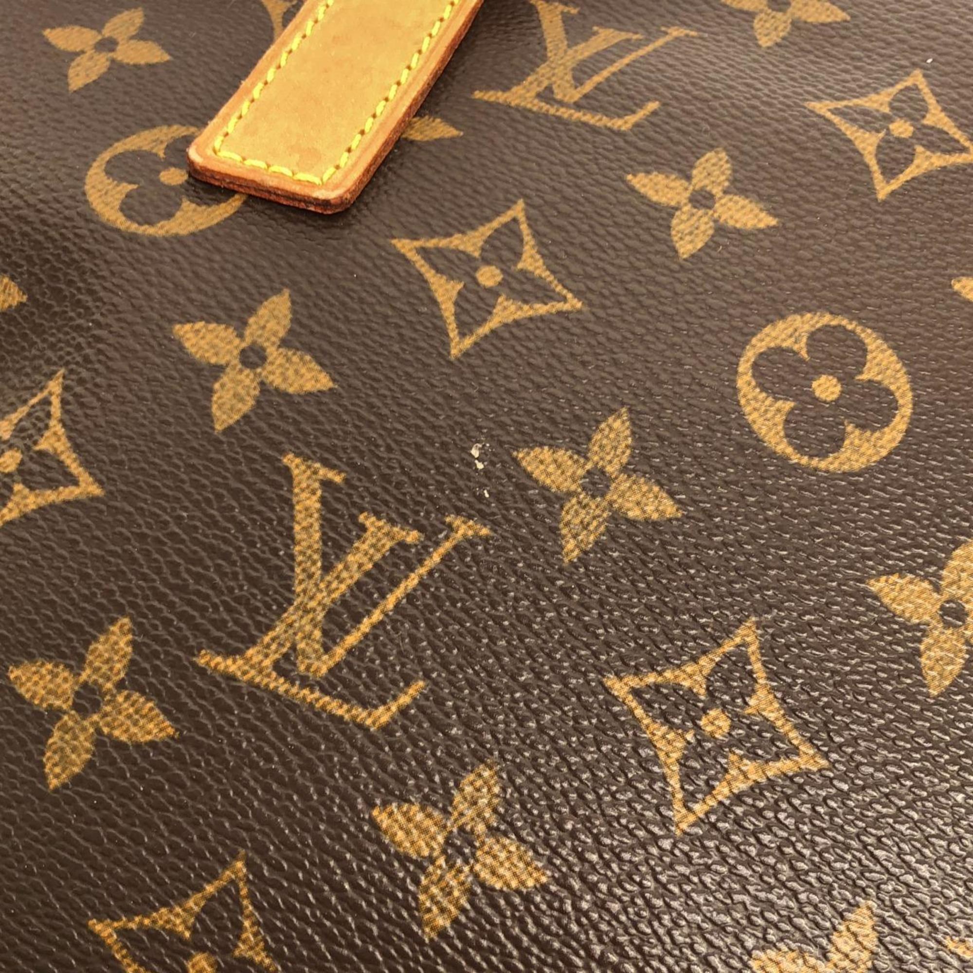 Louis Vuitton Marron Coated Canvas Handbag