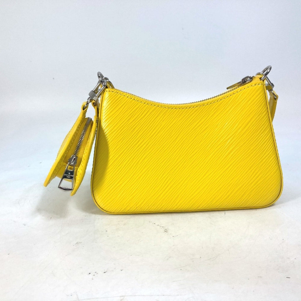 Louis Vuitton Black Jaune Yellow Epi Leather Handbag Shoulder Bag