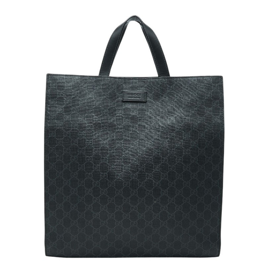 Gucci Black Pvc Leather Shoulder Bag Tote Bag (Pre-Owned)