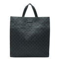 Gucci Black Pvc Leather Shoulder Bag Tote Bag (Pre-Owned)
