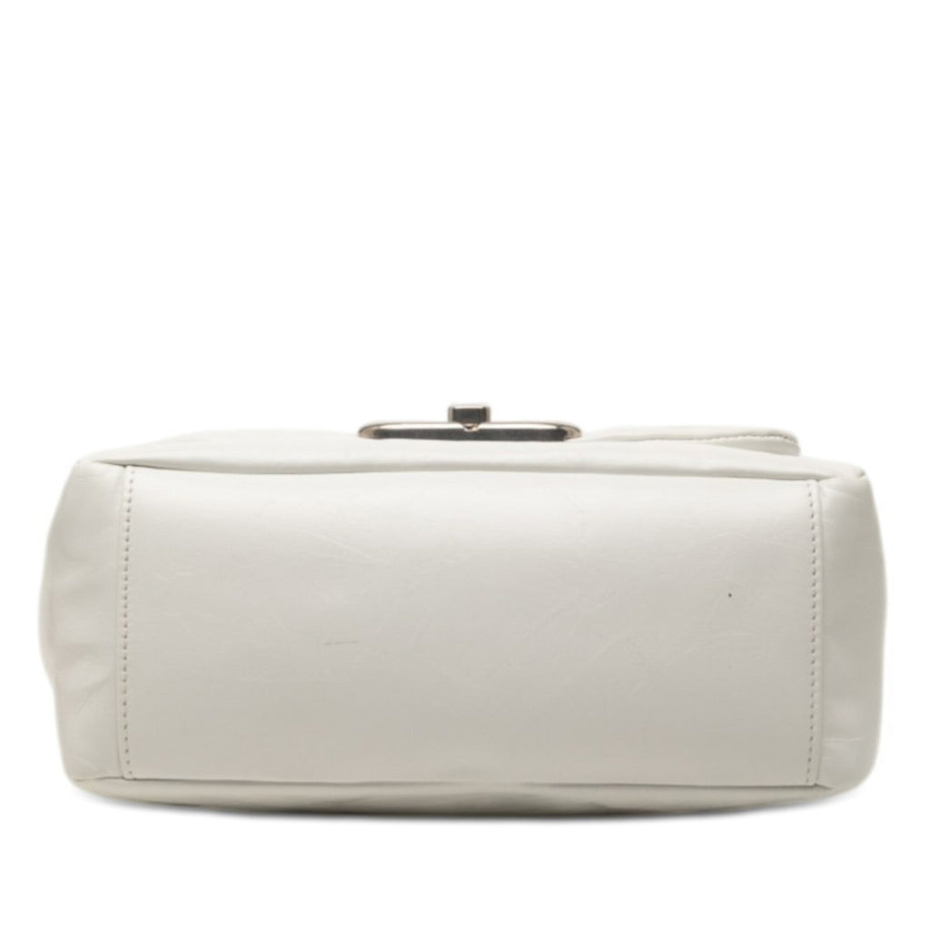 Balenciaga White Leather Shoulder