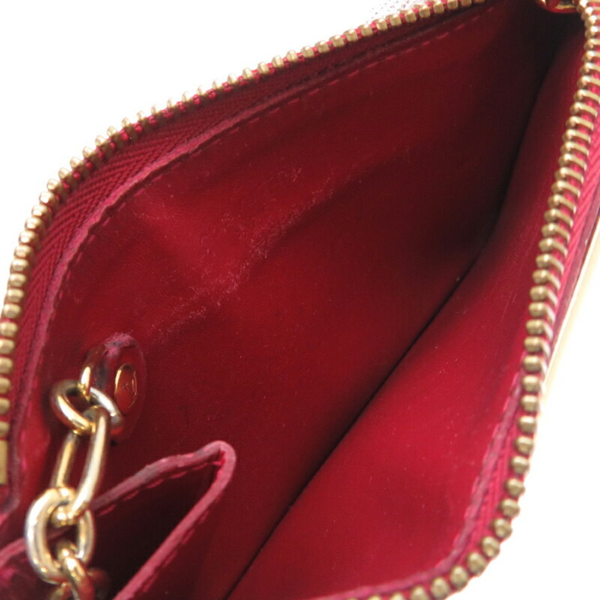 Louis Vuitton Pomme D'amour Monogram Vernis Coin Purse/Coin Case