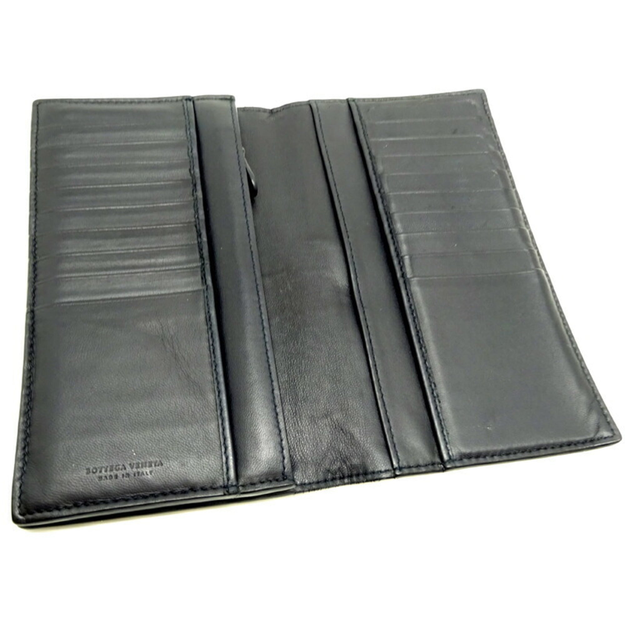 Bottega Veneta Intrecciato Black Intrecciato Coin Purse/Coin Case