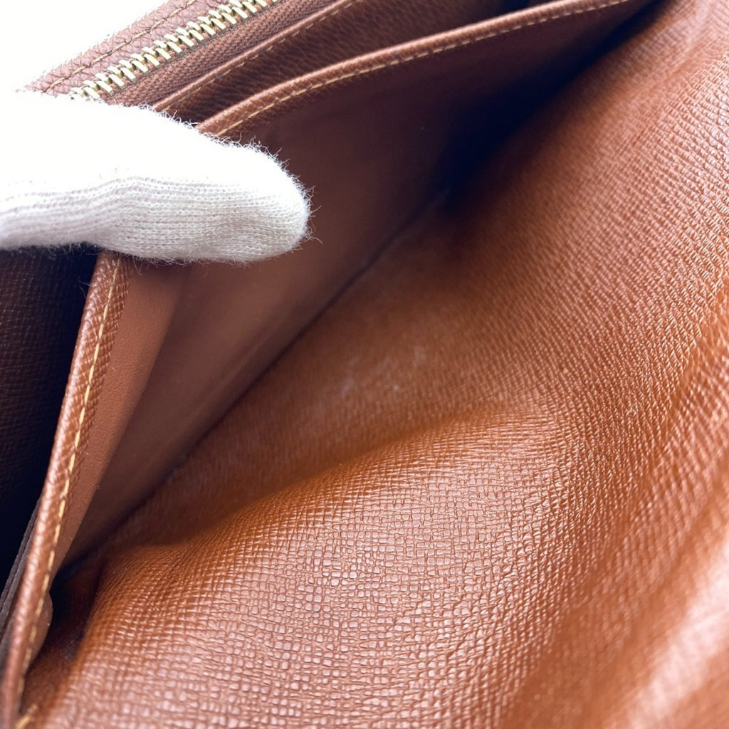 Louis Vuitton Brown Monogram Monogram Leather Long Wallet