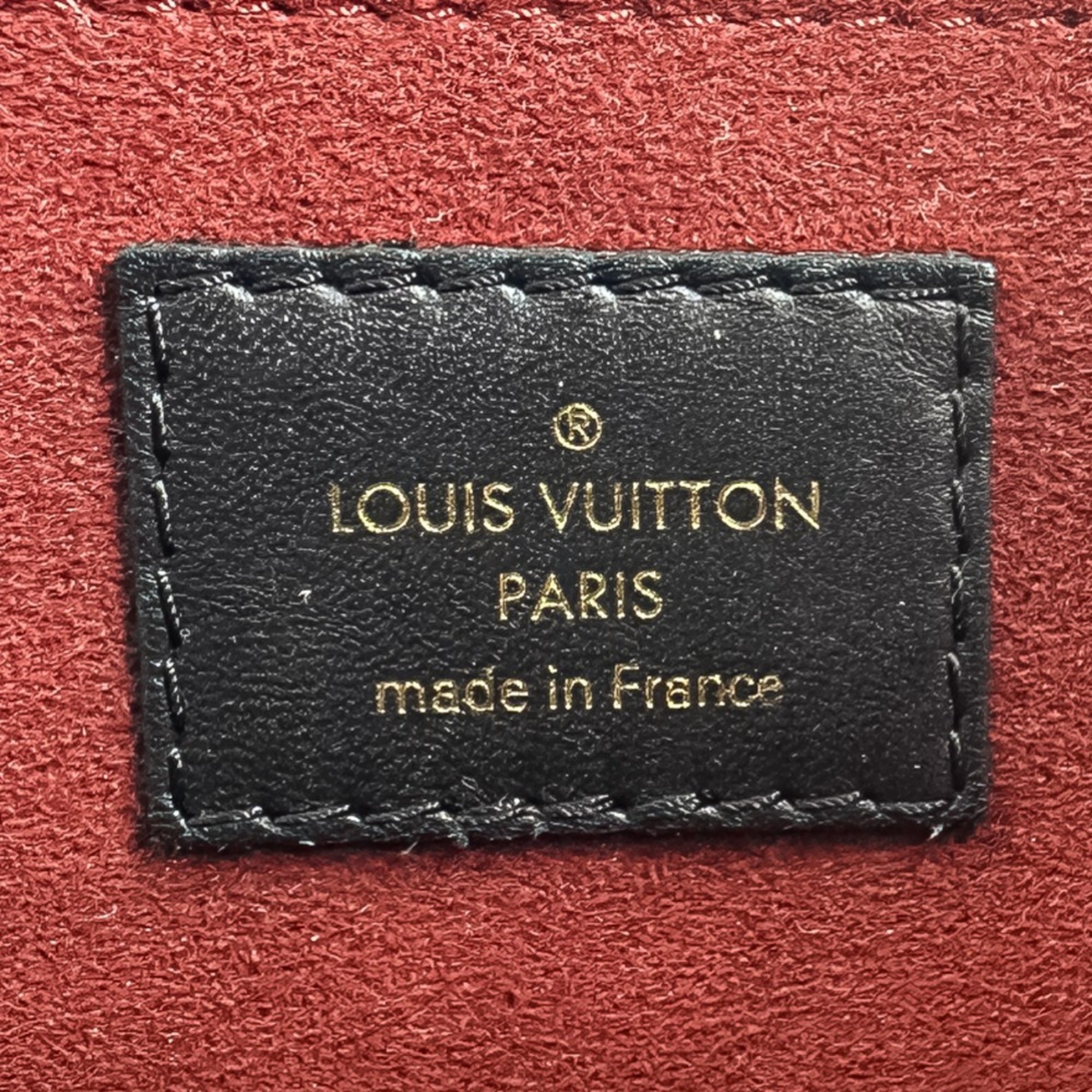 Louis Vuitton Black Monogram Empreinte Handbag