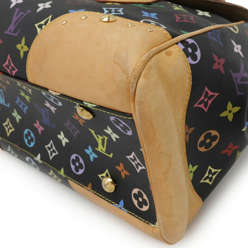 Louis Vuitton Black Multi-Color Noir Monogram Multicolore Shoulder Bag