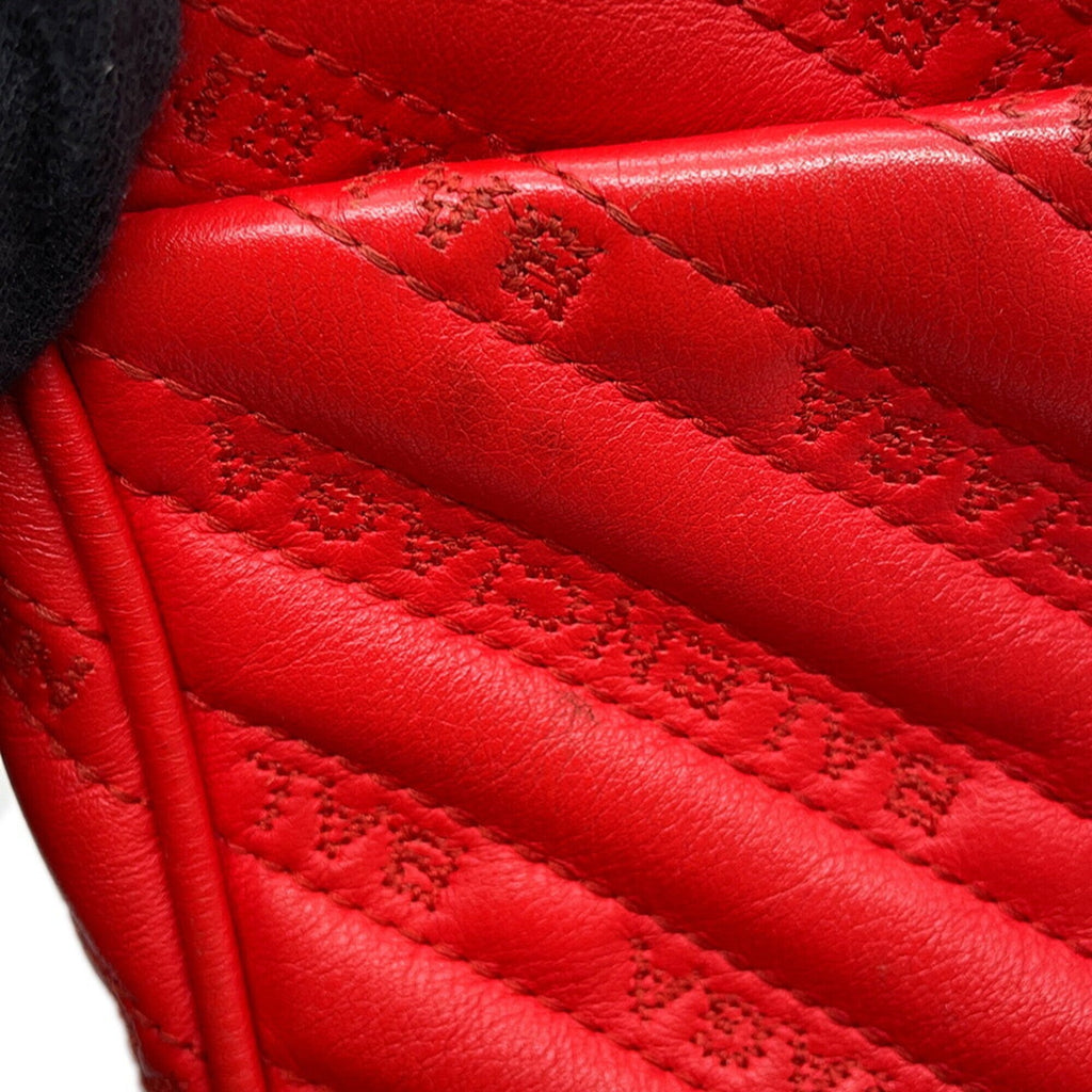 Balenciaga Red Color Leather Handbag Shoulder