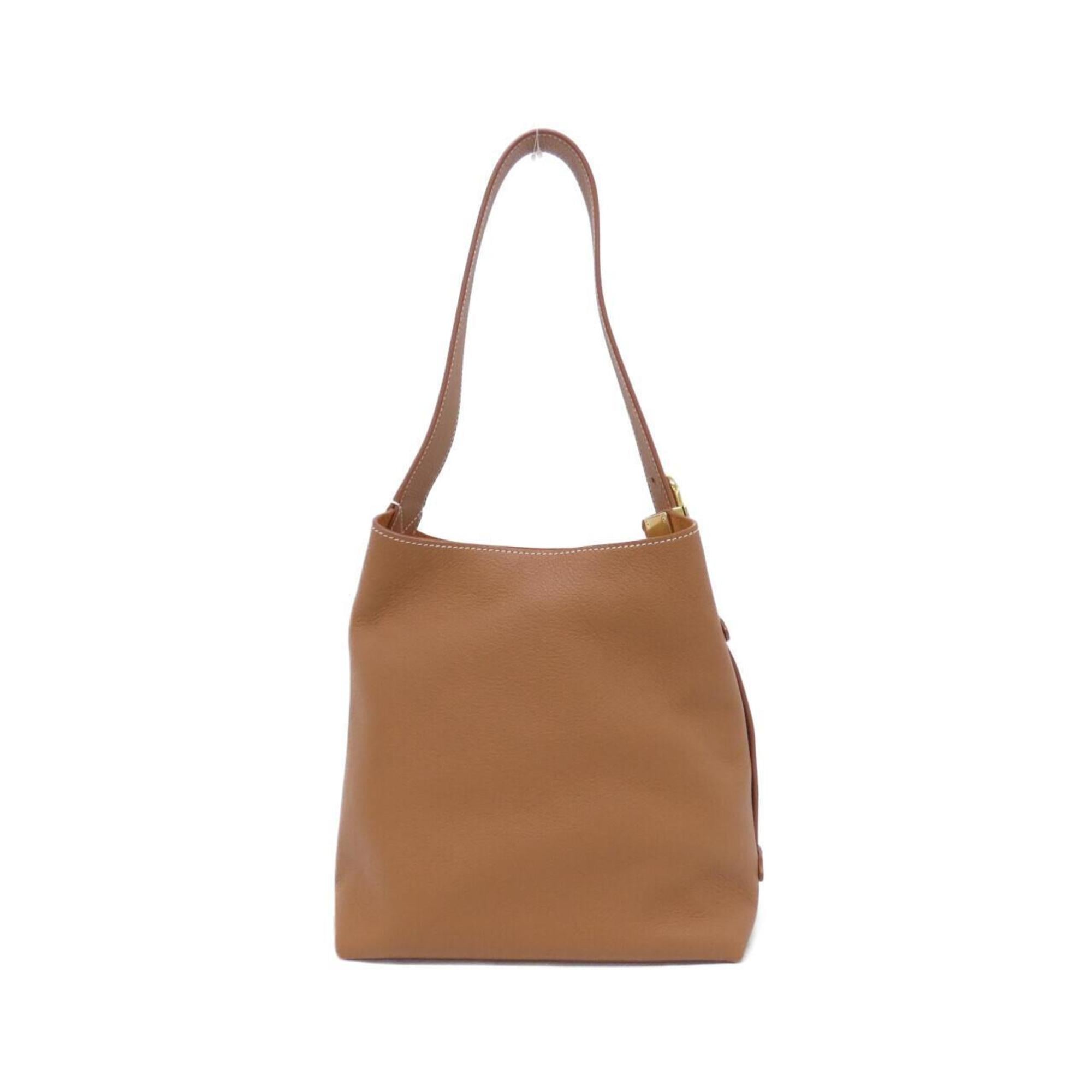 Louis Vuitton Cognac Leather Shoulder Bag
