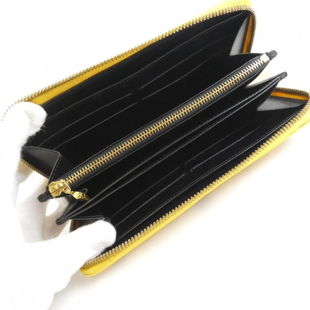 Louis Vuitton Jaune Yellow Leather Long Wallet
