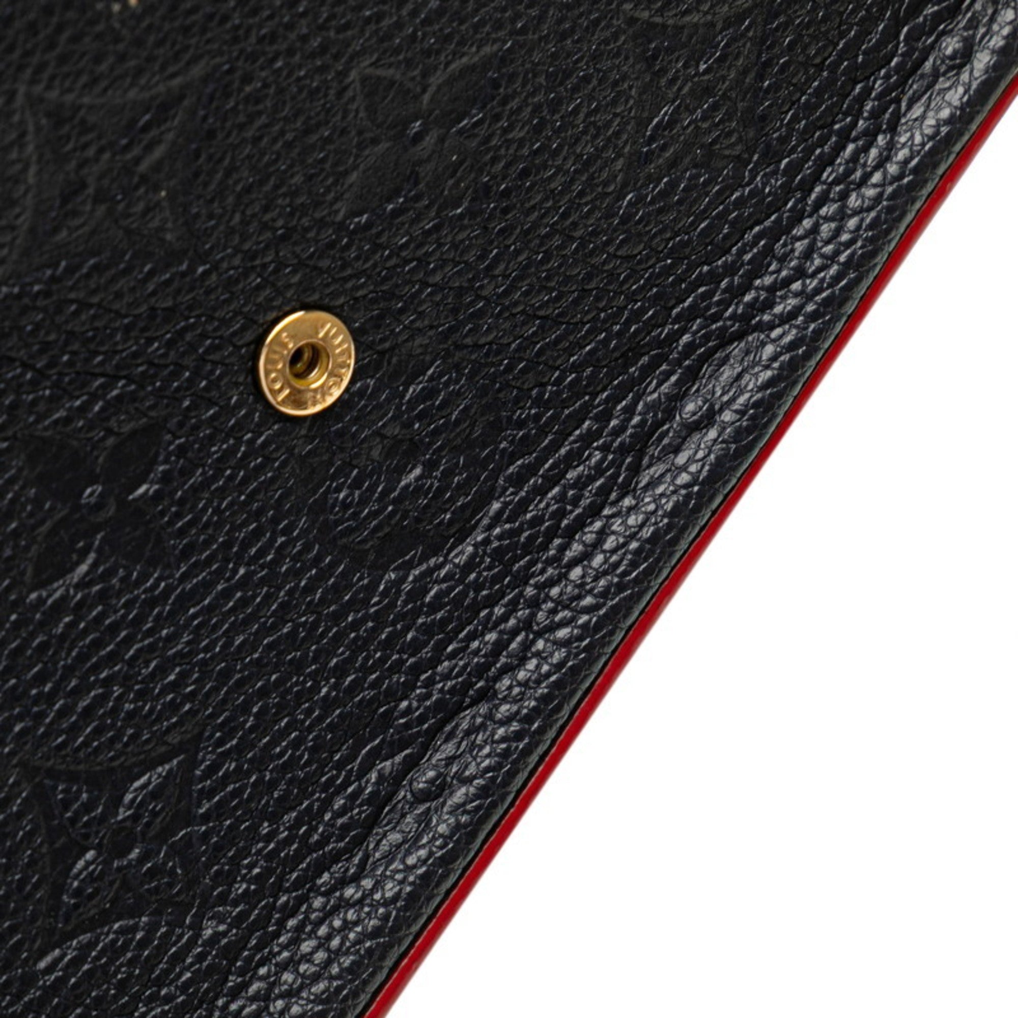 Louis Vuitton Marine Rouge Navy Leather Pochette Shoulder Bag