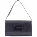 Gucci Dark Brown Leather Shoulder Bag (Pre-Owned)