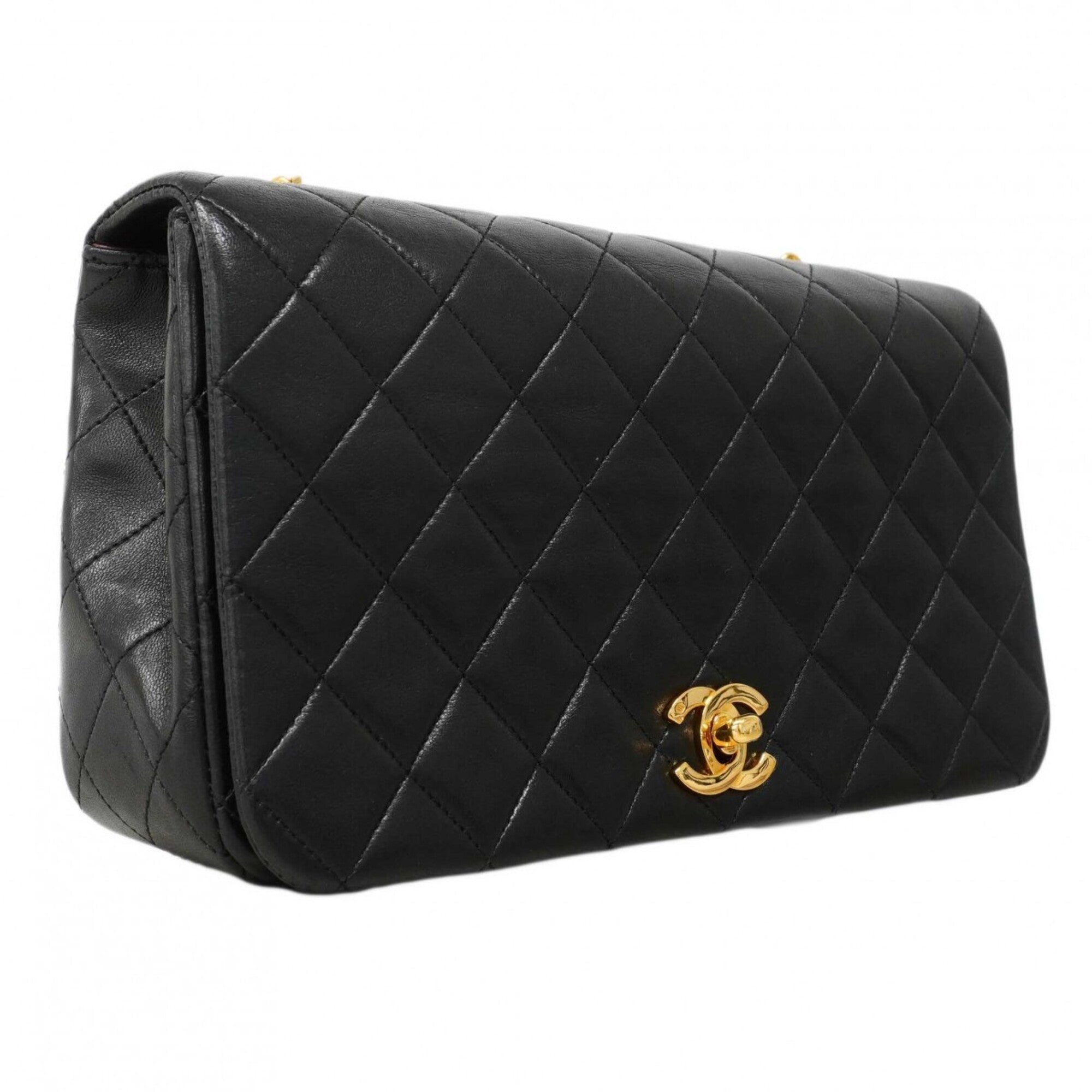 Chanel Black Leather Shoulder Bag