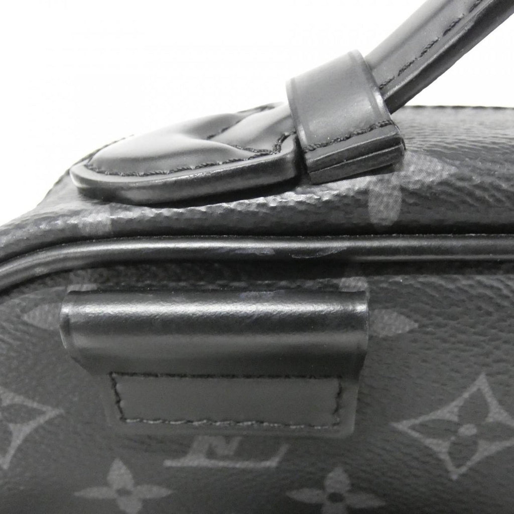 Louis Vuitton Black Coated Canvas Shoulder Bag