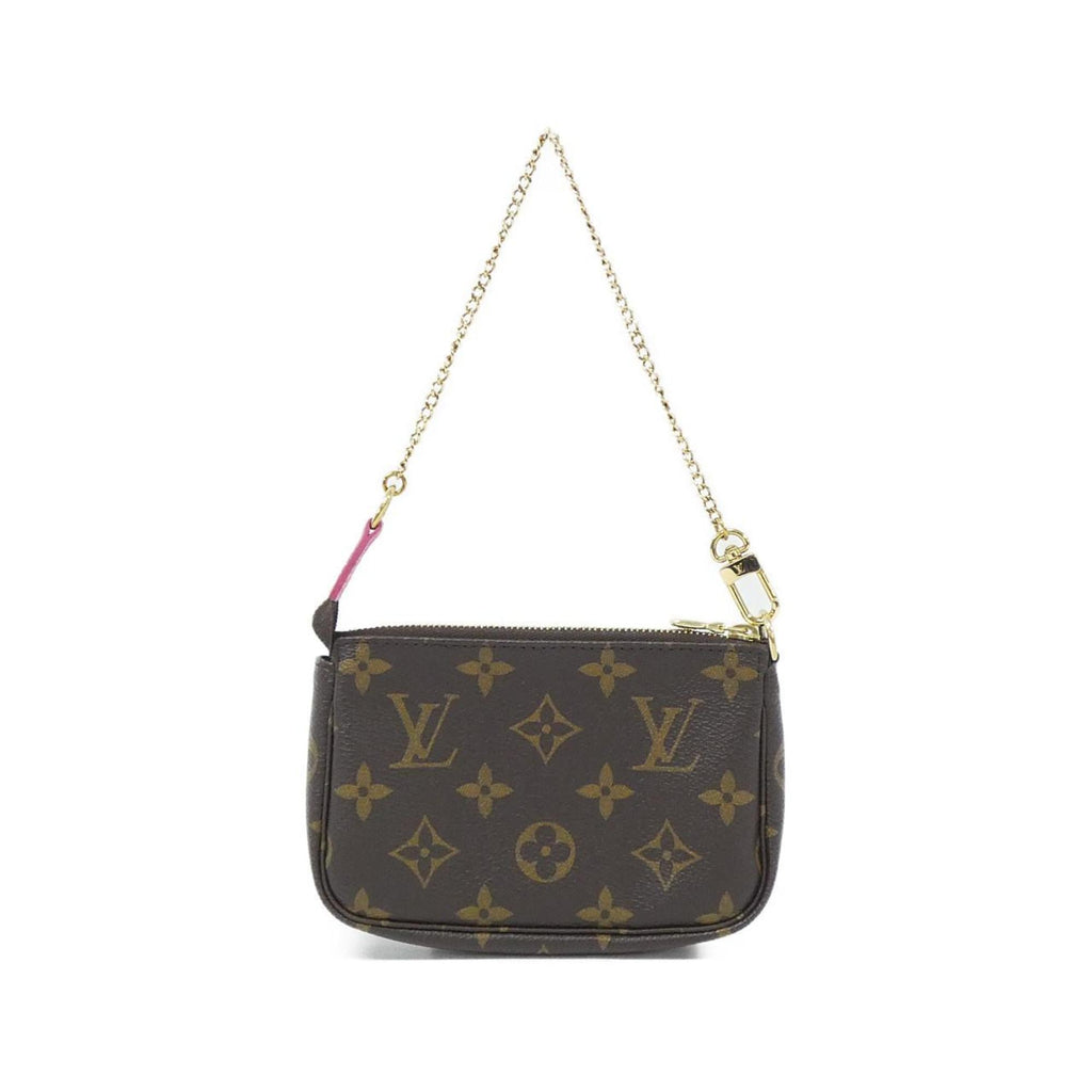 Louis Vuitton Marron Coated Canvas Pochette Pouch
