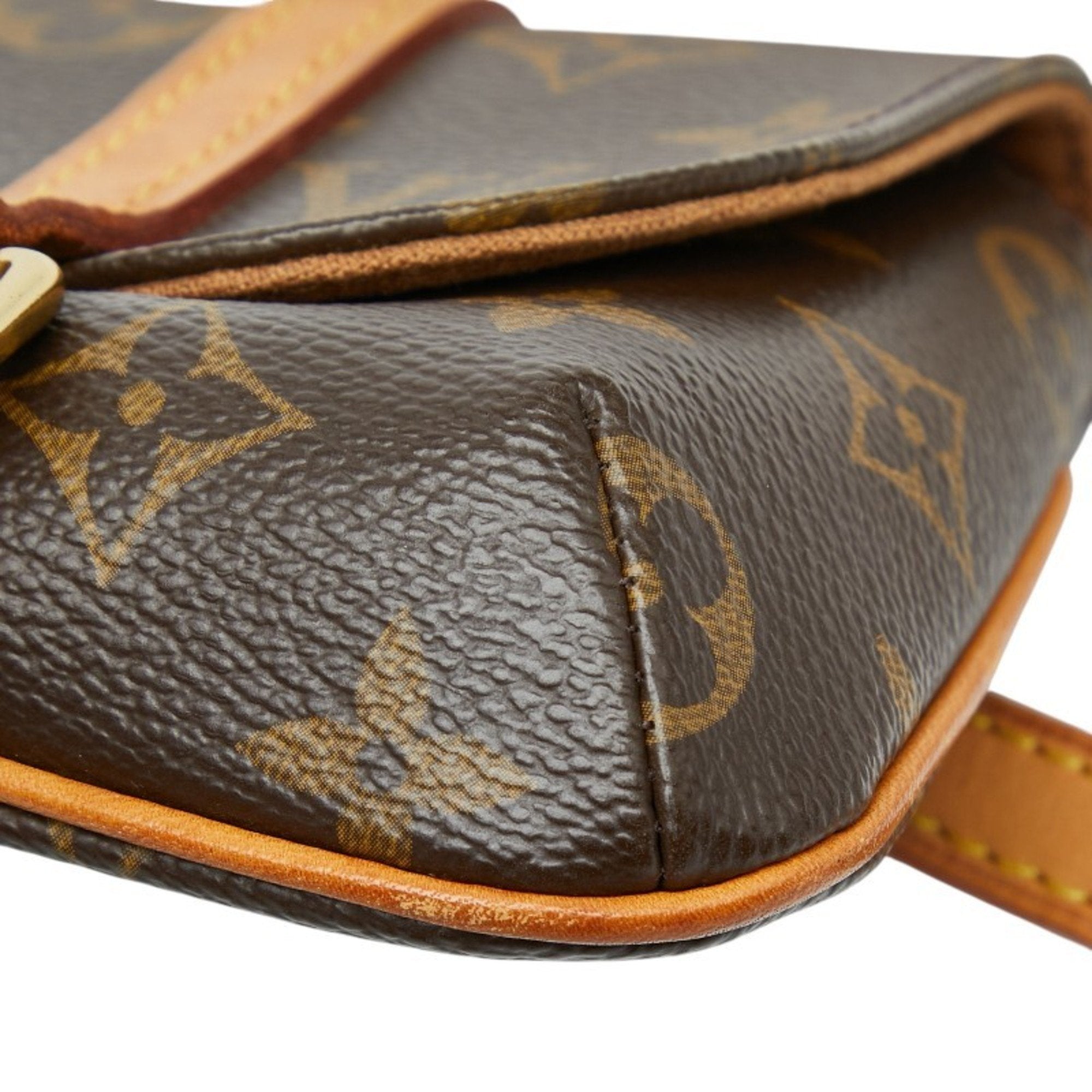 Louis Vuitton Brown Pvc Leather Fanny Pack Pochette