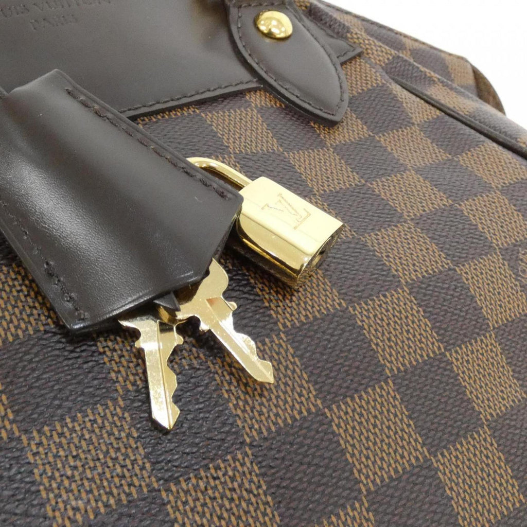 Louis Vuitton Brown Coated Canvas Handbag