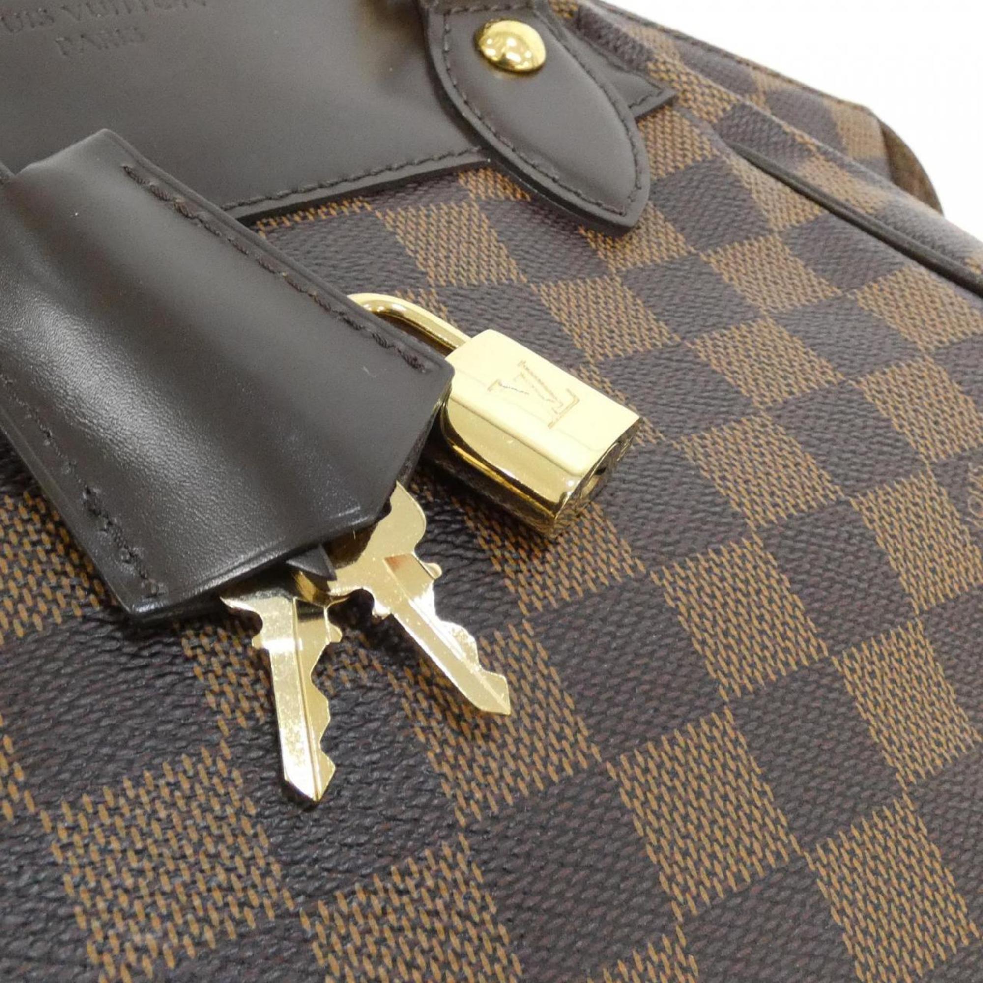 Louis Vuitton Brown Coated Canvas Handbag