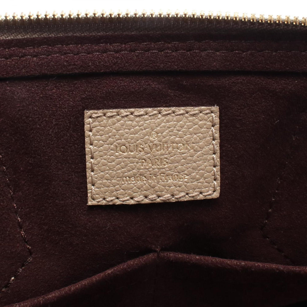 Louis Vuitton Beige Tourterelle Monogram Empreinte Handbag