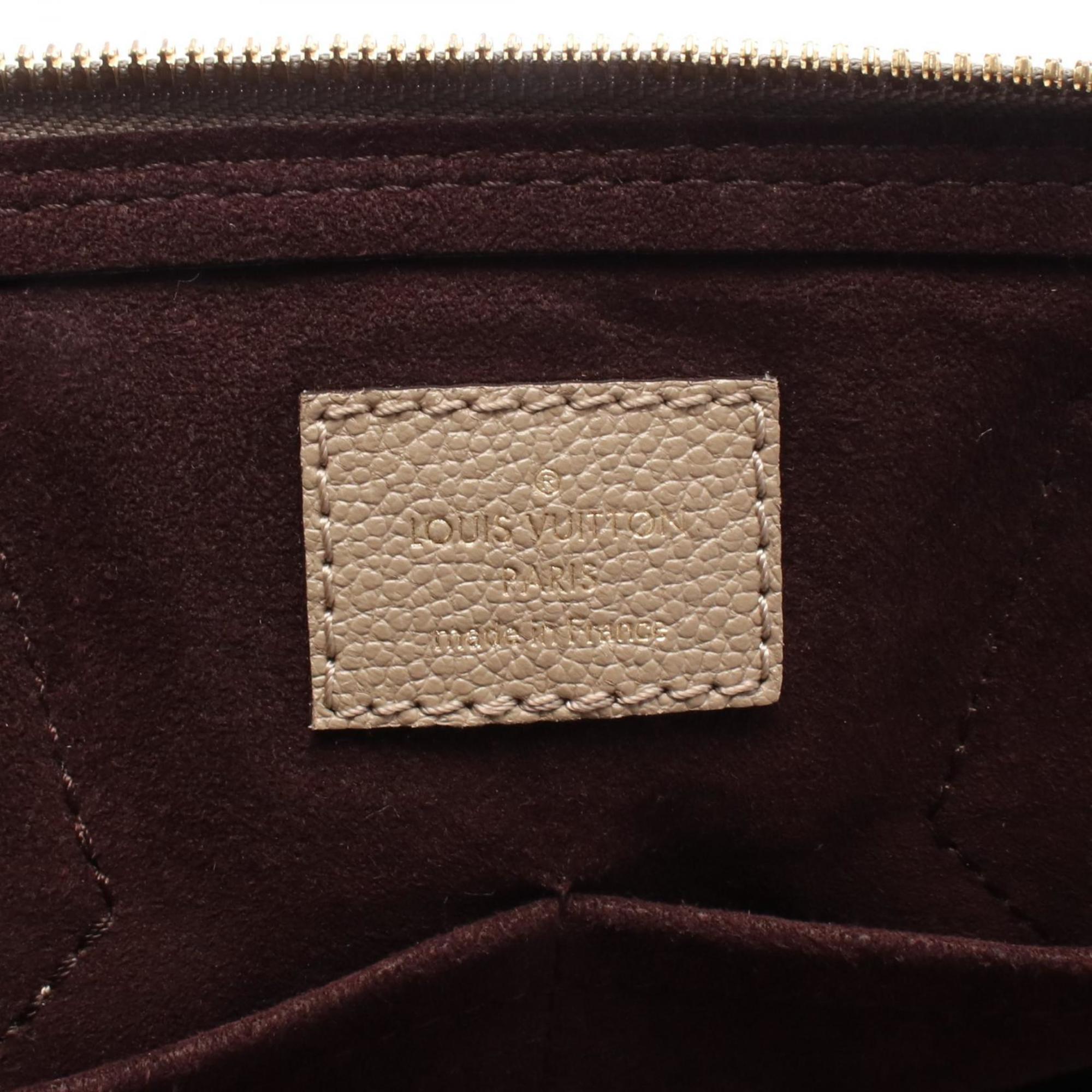 Louis Vuitton Beige Tourterelle Monogram Empreinte Handbag