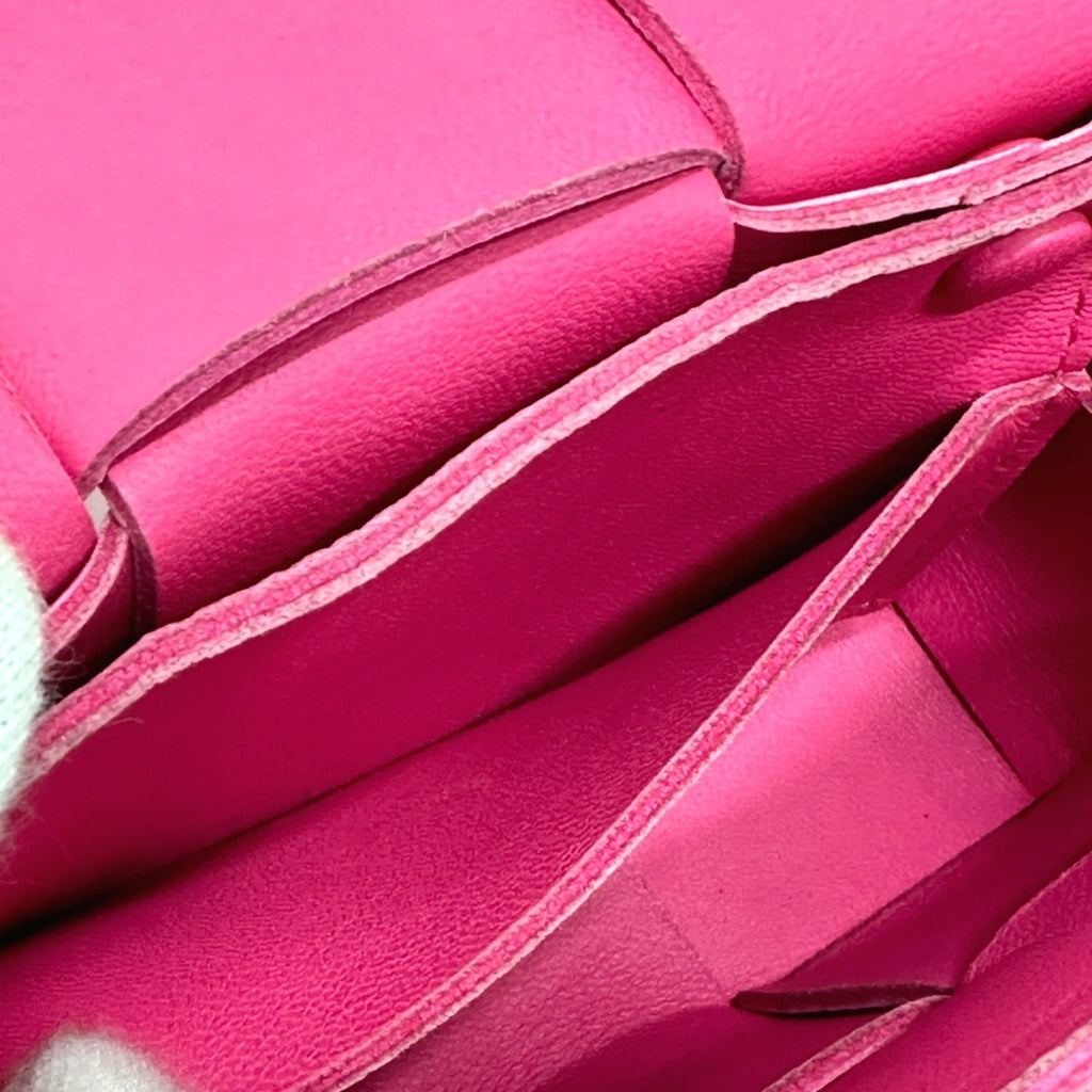 Bottega Veneta Pink Leather Shoulder Bag