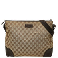 Gucci Beige Brown Pvc Leather Shoulder Bag (Pre-Owned)