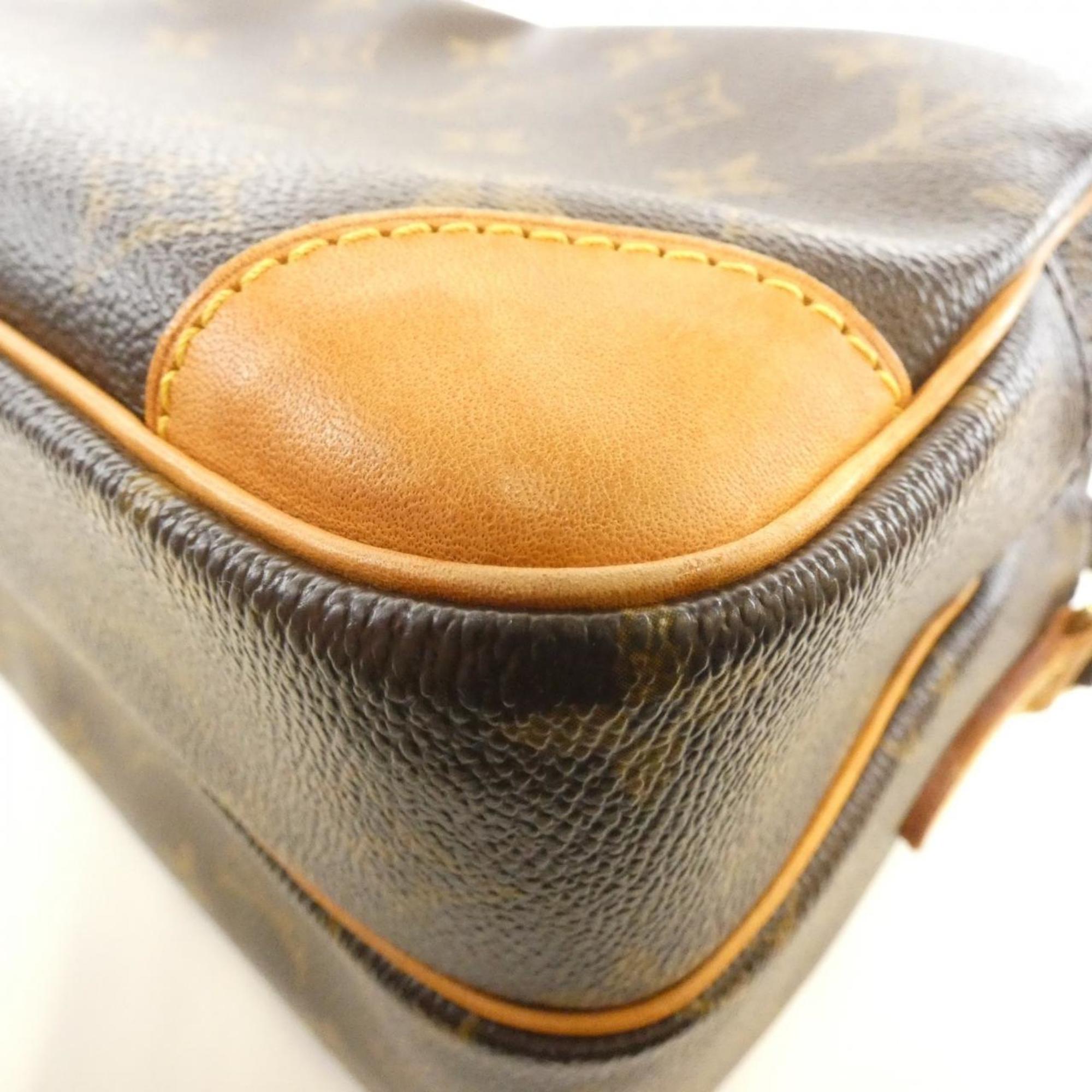 Louis Vuitton Marron Coated Canvas Shoulder Bag