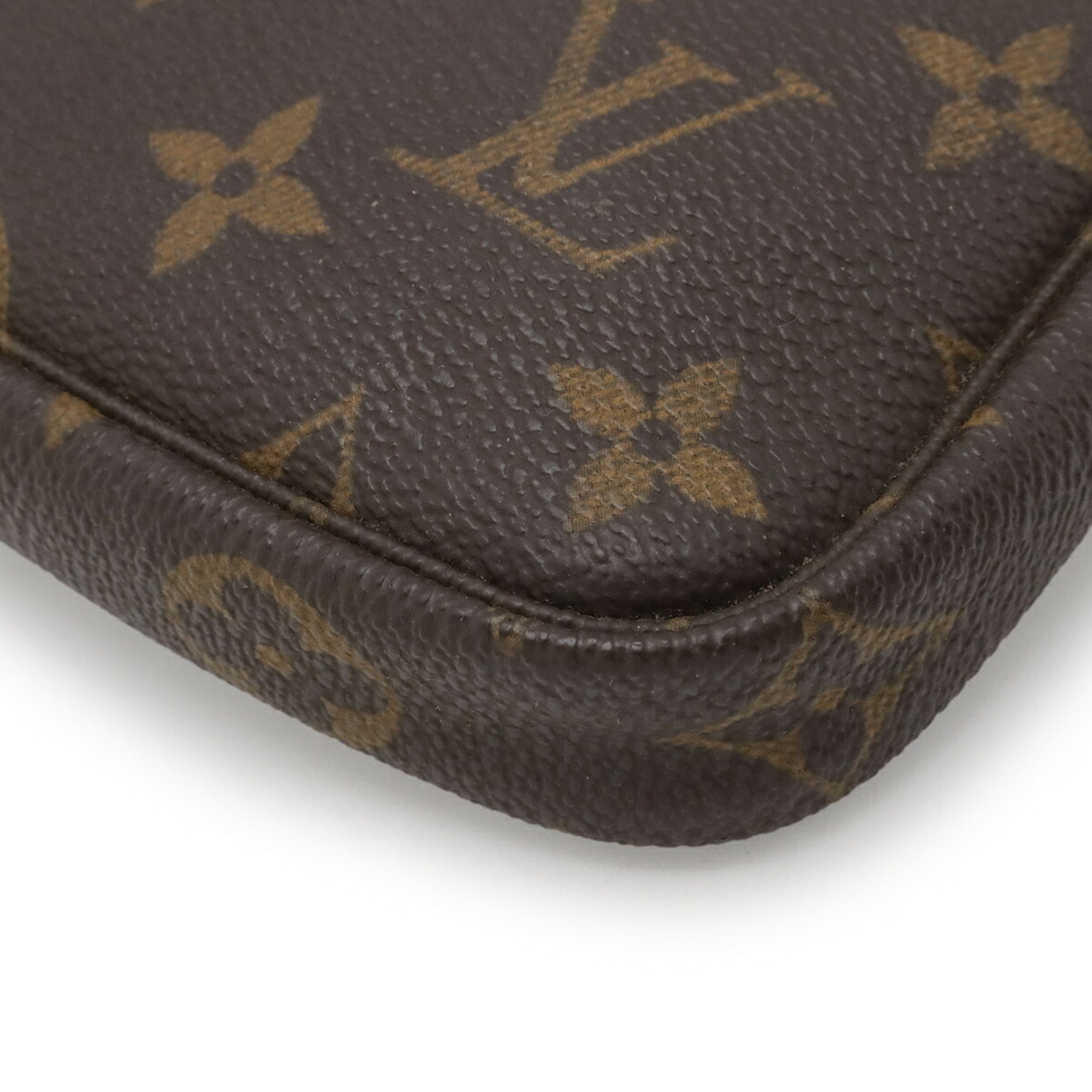 Louis Vuitton Brown Monogram Pochette Pouch