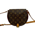 Louis Vuitton Brown Leather Pvc Pochette Shoulder Bag