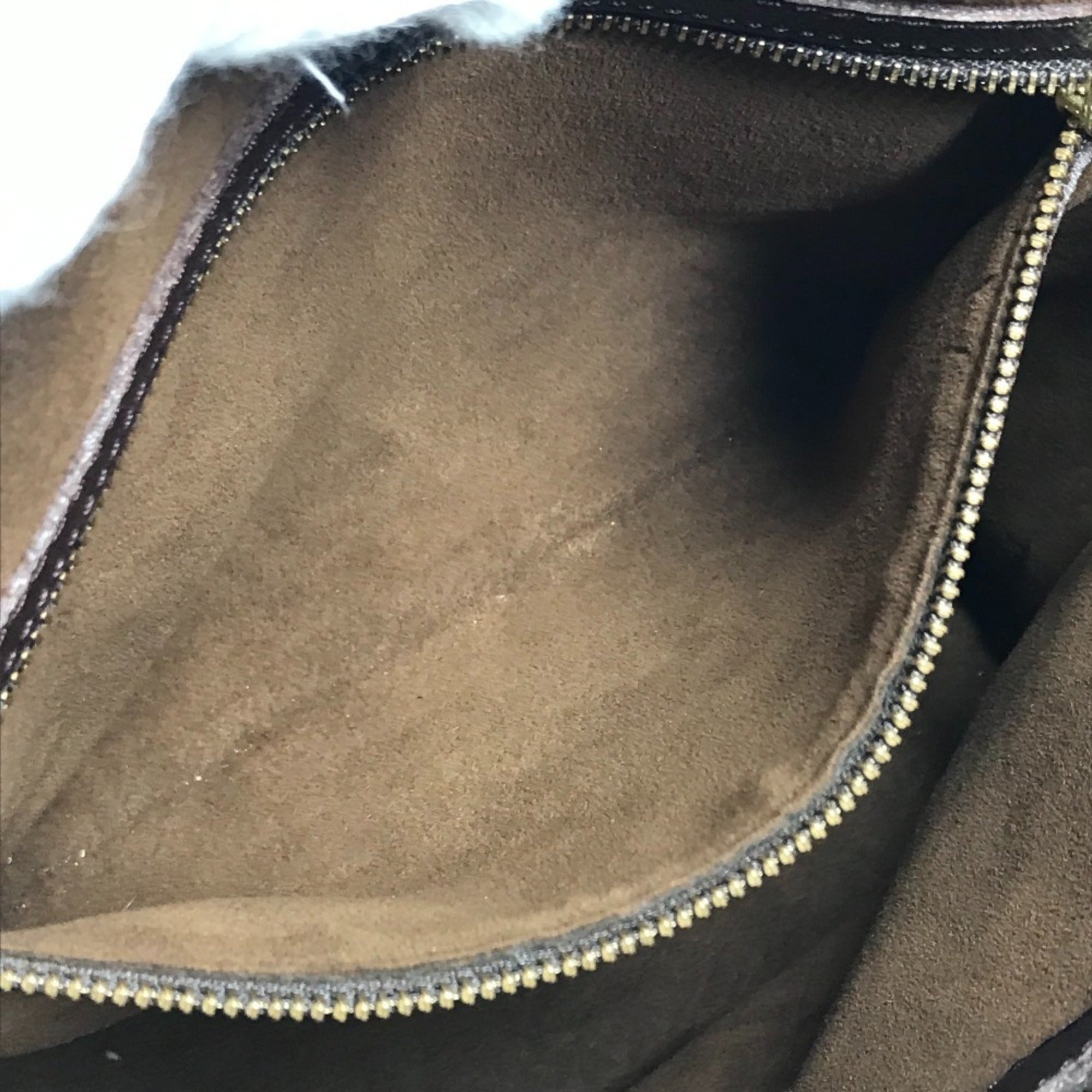 Louis Vuitton Brown Damier Canvas Ebene Damier Canvas Pouch Shoulder Bag Tote Bag