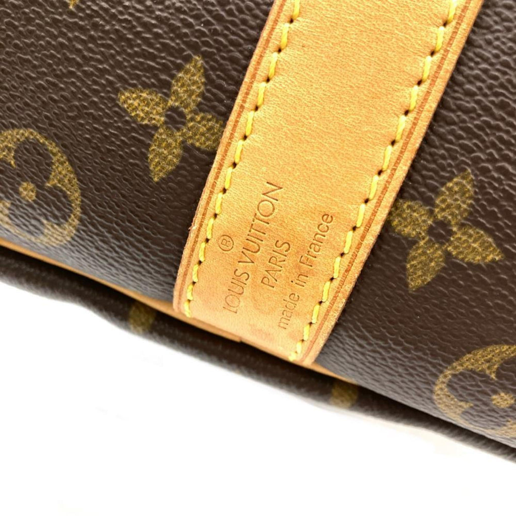 Louis Vuitton Monogram Brown Monogram Leather Boston Bag