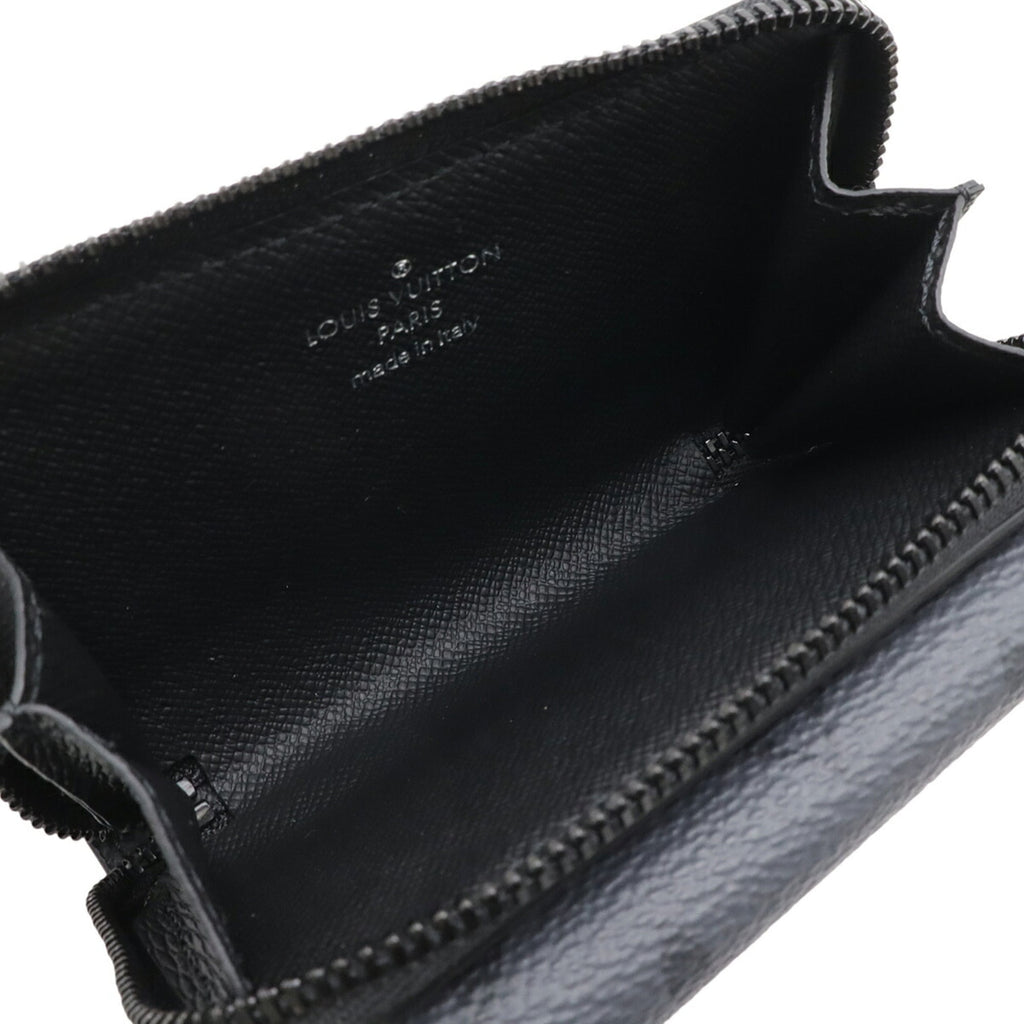 Louis Vuitton Black Gray Monogram Eclipse Monogram Monogram Eclipse Coin Purse/Coin Case