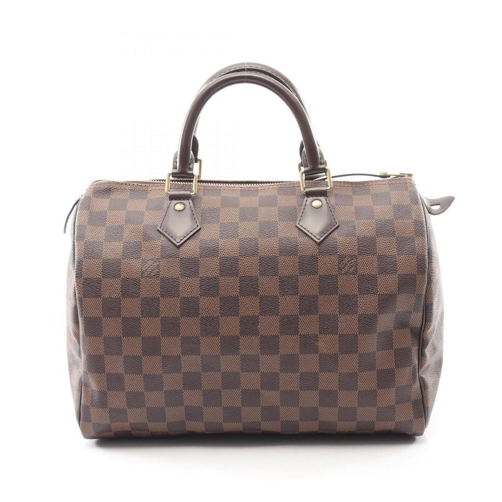 Louis Vuitton Brown Ebene Coated Canvas Leather Handbag