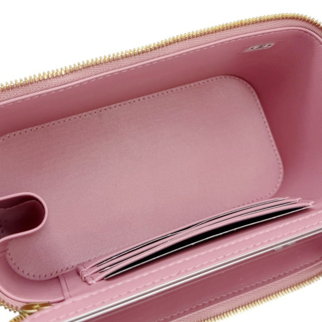 Chanel Pink Leather Handbag Shoulder Bag