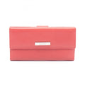 Gucci Red Color Leather Long Wallet (Bi-Fold) (Pre-Owned)