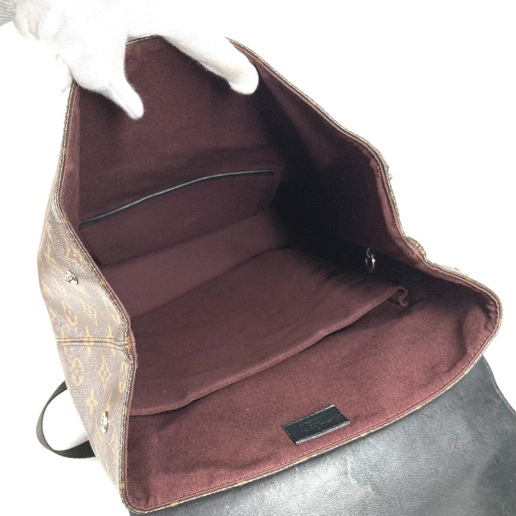 Louis Vuitton Black Brown Galle Monogram Backpack