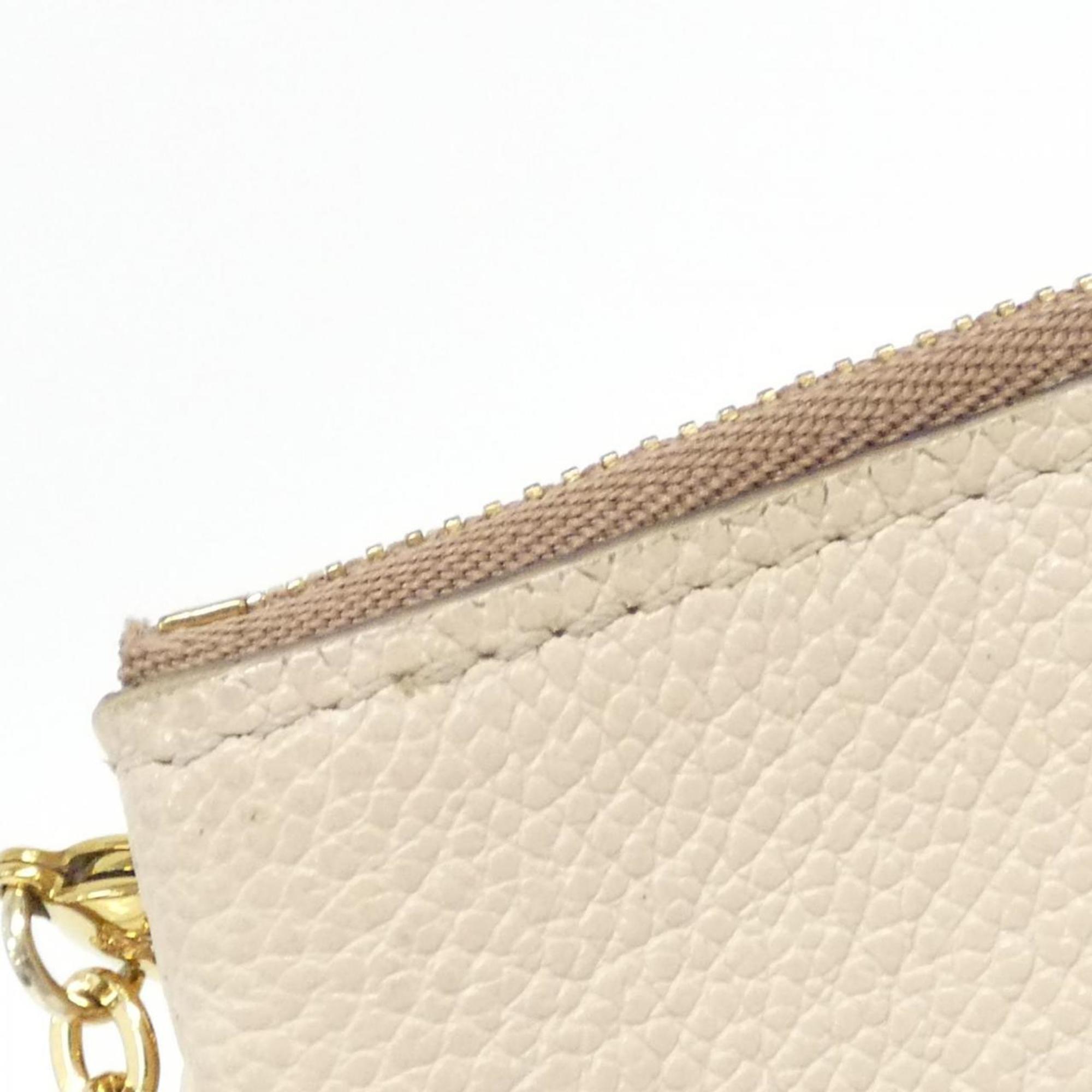 Louis Vuitton Cream Leather Pochette Shoulder Bag
