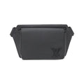 Louis Vuitton Black Leather Shoulder Bag