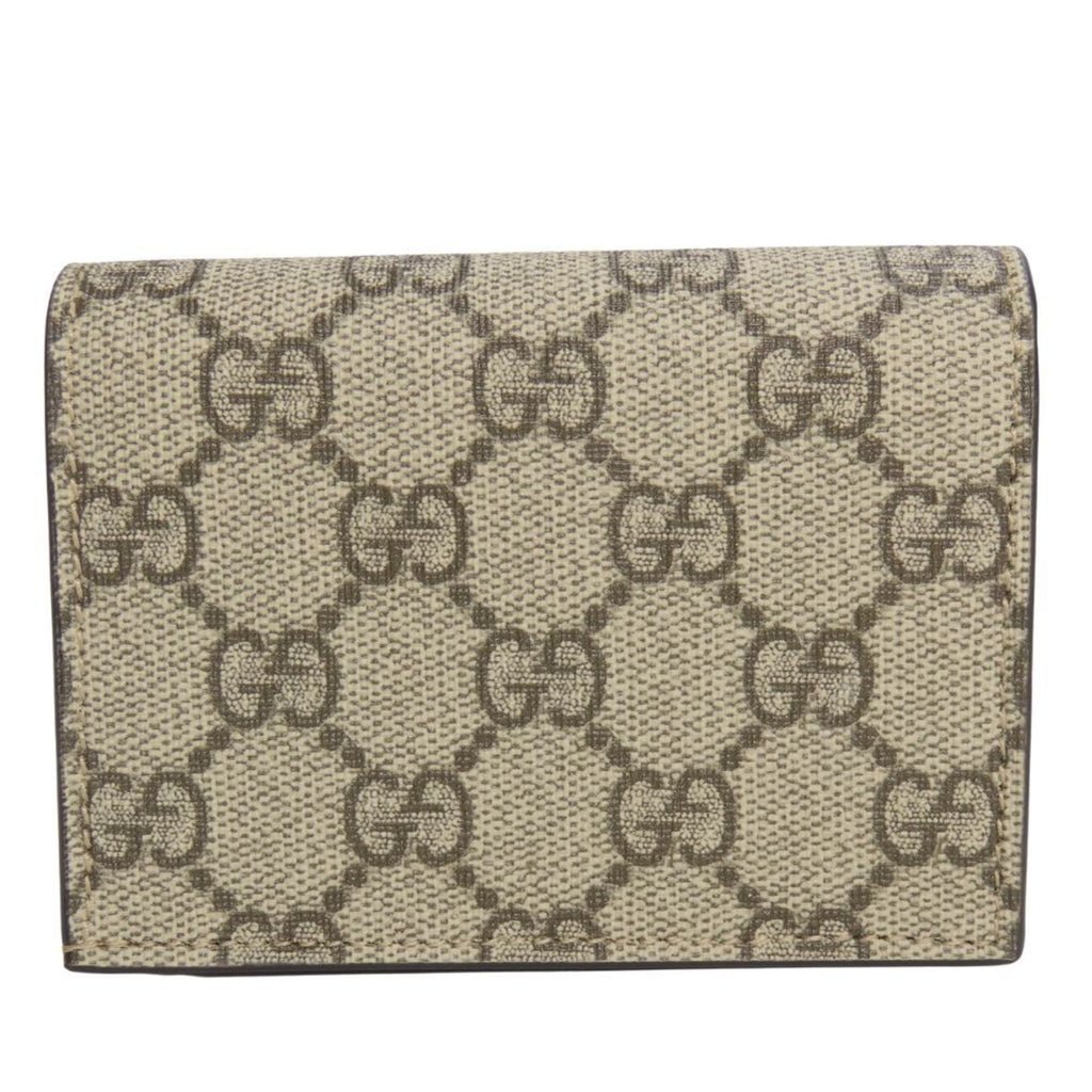 Gucci Beige Dusty Pink Gg Supreme Leather Wallet (Bi-Fold) (Pre-Owned)