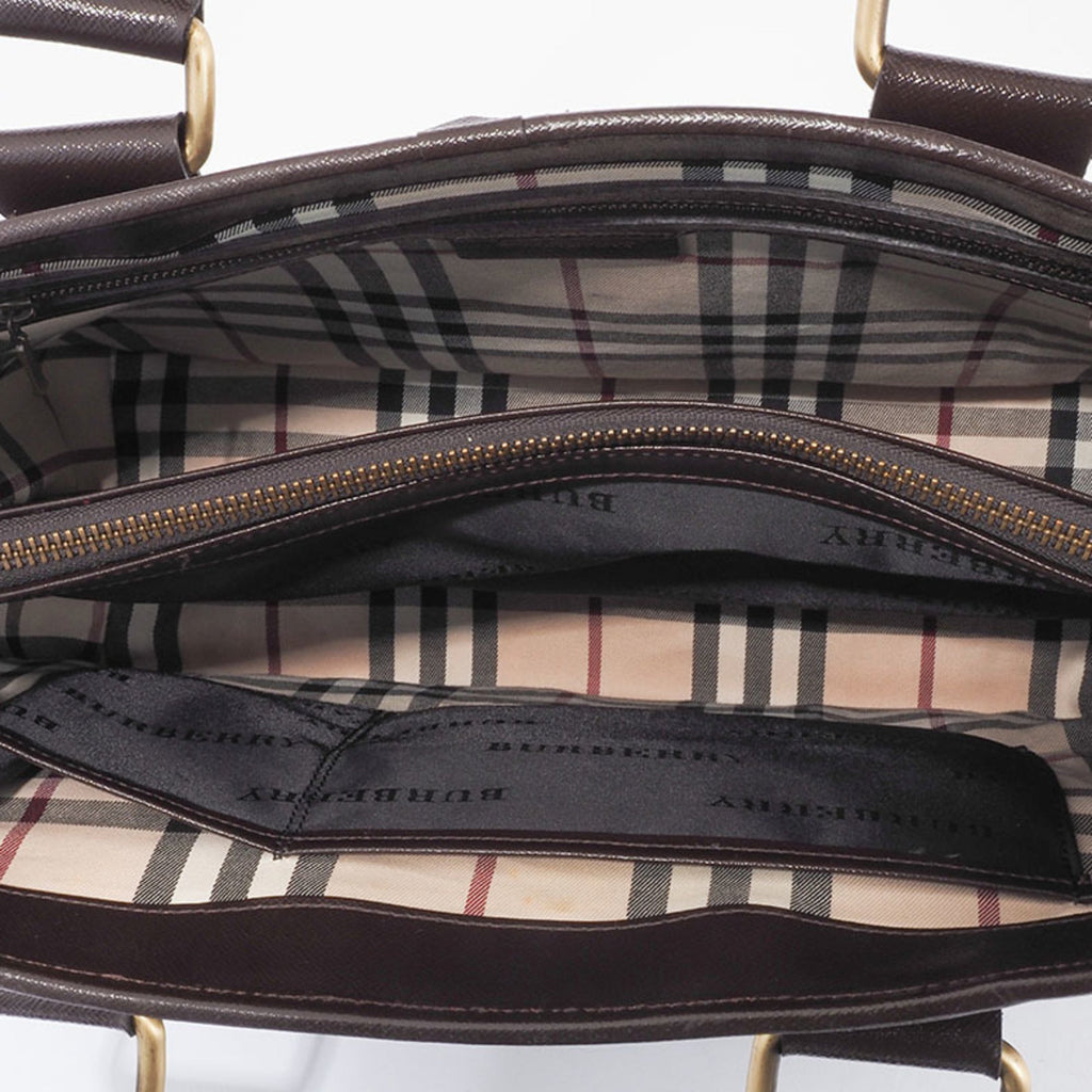 Burberry Brown Leather Handbag