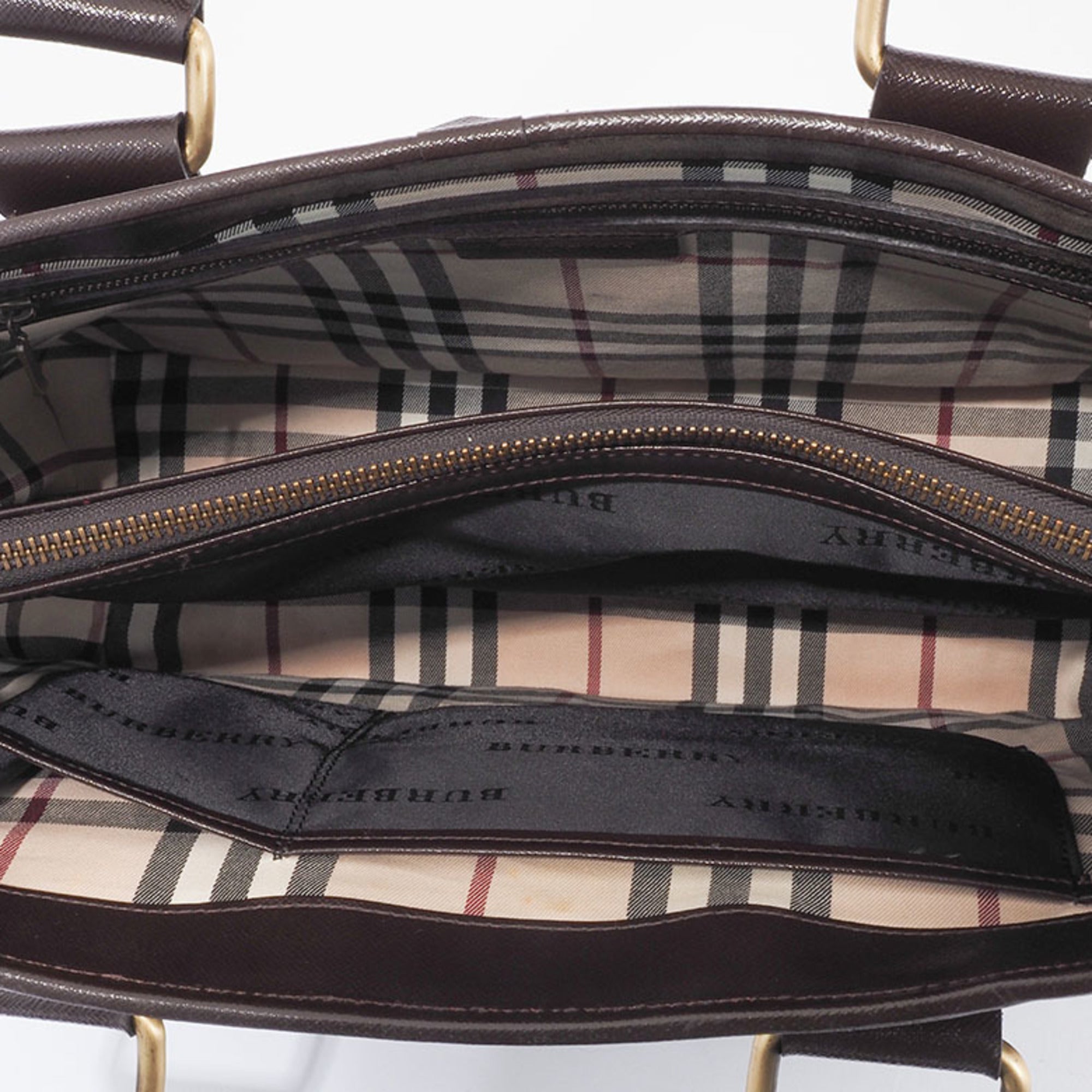 Burberry Brown Leather Handbag
