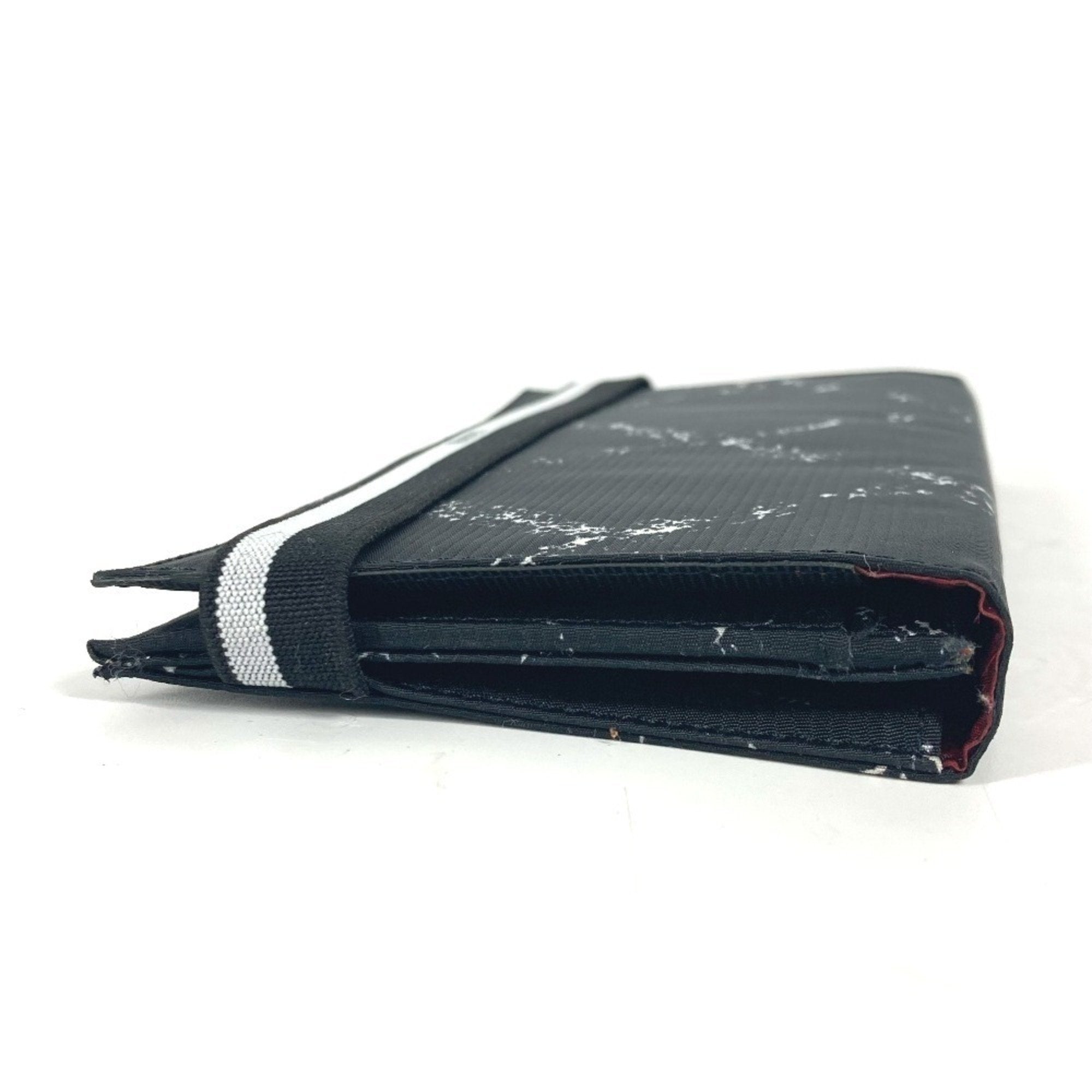 Chanel Black Nylon Long Wallet (Bi-Fold)