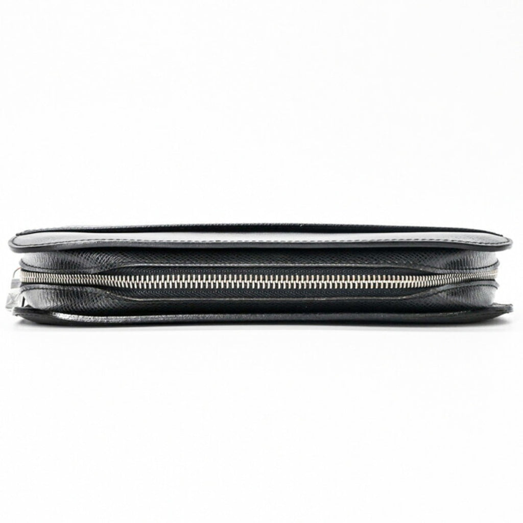 Louis Vuitton Ardoise Black Taiga Leather Clutch Bag
