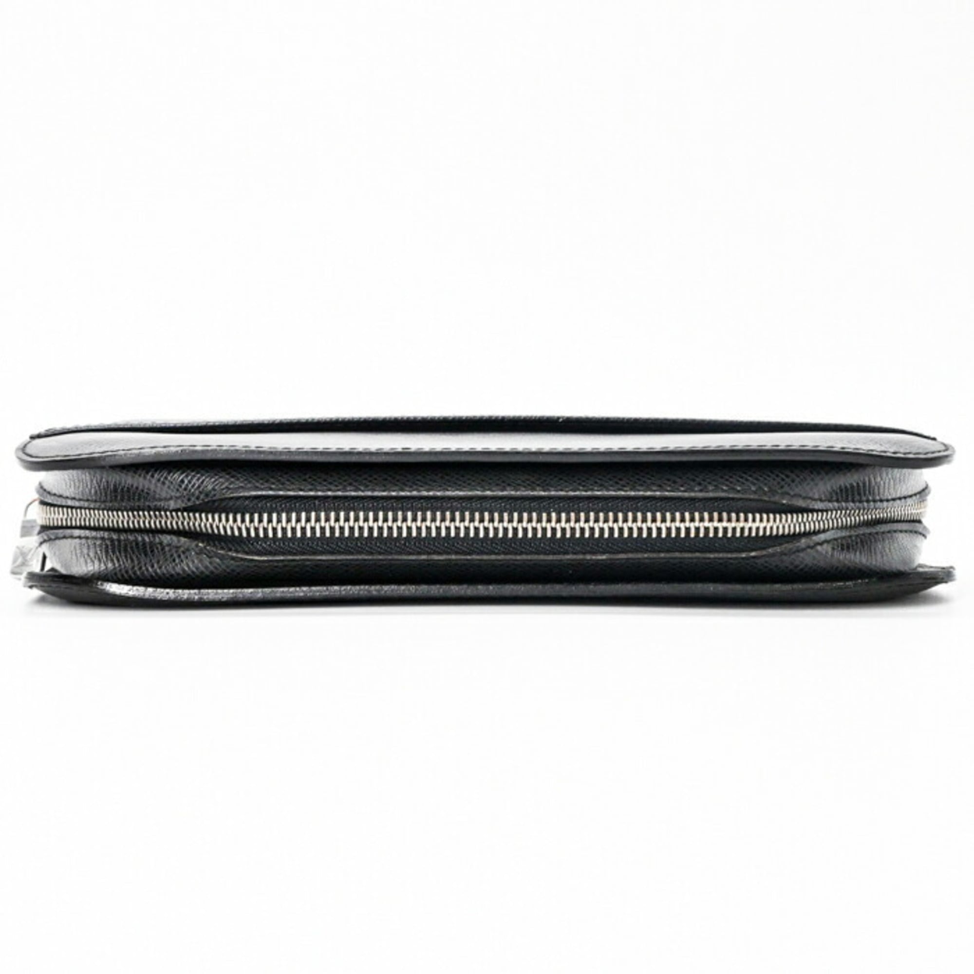Louis Vuitton Ardoise Black Taiga Leather Clutch Bag