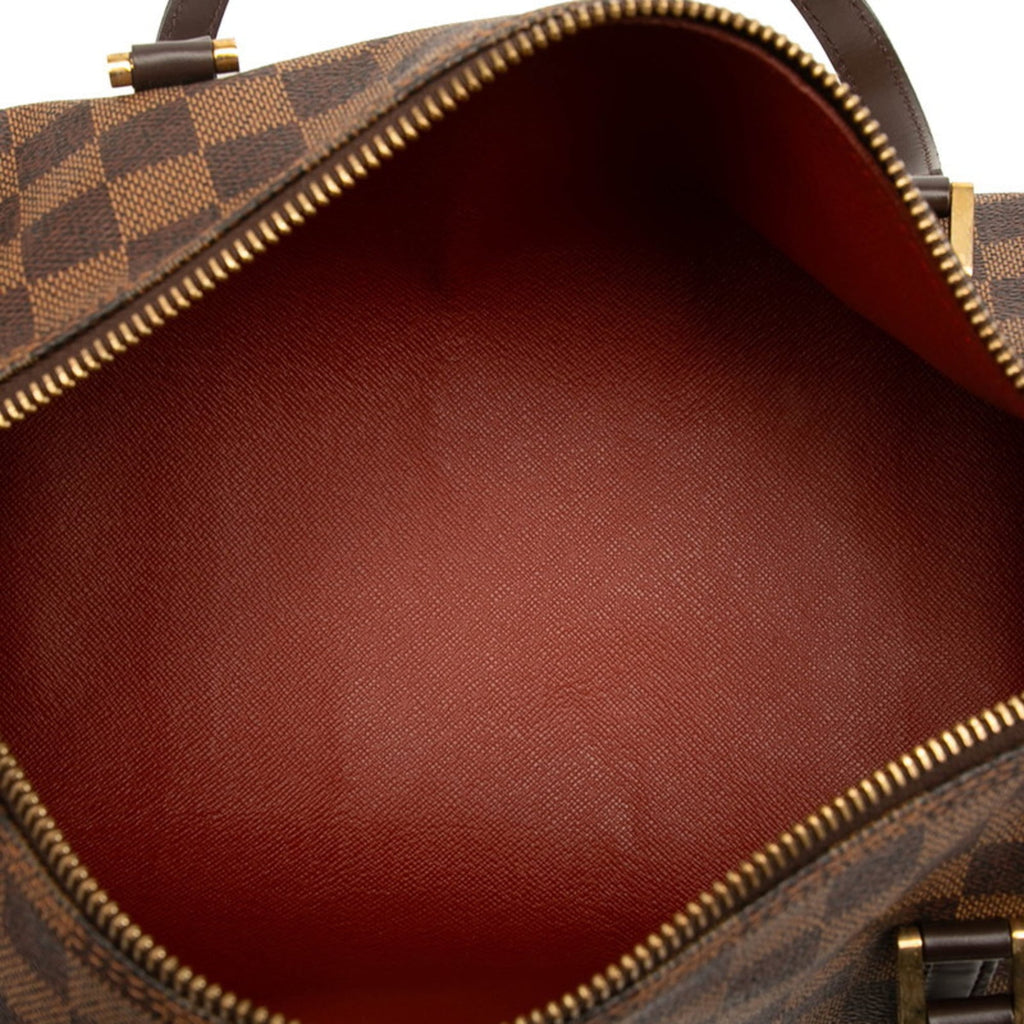 Louis Vuitton Brown Pvc Leather Handbag